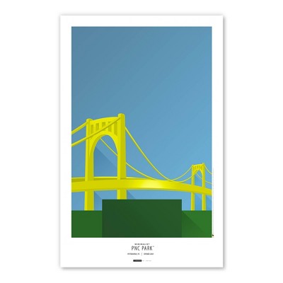 MLB Pittsburgh Pirates PNC Park Art Poster