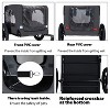 Racxily Outdoor Heavy Duty Collapsible Pet Bike Trailer with Wheels & Universal Hitch Foldable Dog/Cargo Carrier Cart for Bicycles - 3 of 4