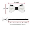 INSPIRE CHIC Men's Two Color Layered Adjustable Solid Color Bow Ties - 3 of 4