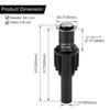 WOWOW Bathroom and Vessel Sink Pop-Up Drain Stopper Without Overflow in Matte Black - 4 of 4