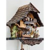 14" Musical Cuckoo Clock Cottage – Rocking Horse Boy, Waterwheel & Dancers - 4 of 4
