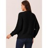 Seta T Women's Open Front Long Sleeve Cable Knit Cardigan - 4 of 4