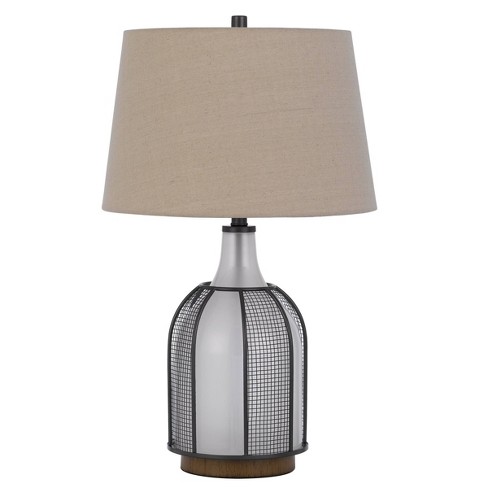 Charcoal grey best sale table lamp