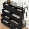 ALEXOUN 9-Drawer Dresser,Fabric Storage Tower  Tall Chest Organizer Unit With Fabric Bins,For Bedroom, Hallway, Entryway, Closet - 2 of 4