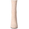 Memoi Women's Vintage Ribbed Multi-Flecked Lettuce Edge Crew Sock - 2 of 3