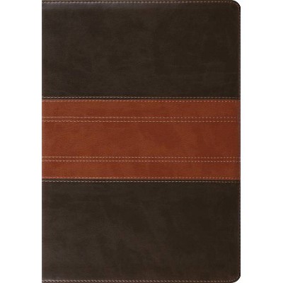 Study Bible-ESV-Trail Design - (Leather Bound)