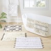 Airsurfer Woven Texture Stripe Bath Rug 20x32" - 3 of 4