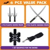 Joyfy Halloween Ninja Weapon Toy Set, Ninja Backpack with Ninja Swords and Knives for Kids, Ninja Costume Accessories for Cosplay Dress Up Party - 2 of 4