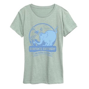 Women's - Dr. Seuss - Hortons Hatchery Short Sleeve Graphic T-Shirt - 1 of 4