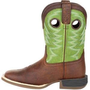 Kids Durango® Lil' Rebel Pro™ Big Kid's Lime Western Boot - 1 of 4