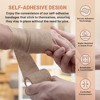 MEDca Self Adherent Cohesive Wrap Bandages 2"x5 Yards 6 Count Skin Color, Self Adhesive Athletic Tape for Sprains & Swelling - 3 of 4