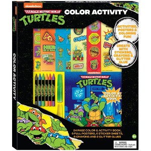 Inkology: Color Activity Set - Teenage Mutant Ninja Turtles, Coloring Book, 5+ - 1 of 4