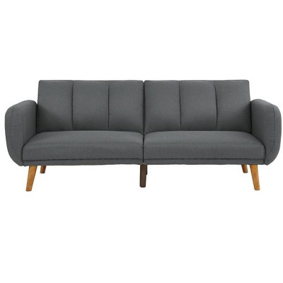 NicBex 81 Inch Loveseat Sofa Modern Upholstered Polyester Fabric Convertible Sofa Bed with Wood Legs for Living Room,Apartment