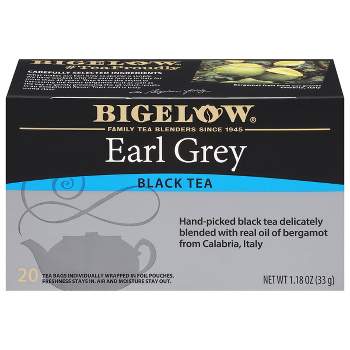 Bigelow Earl Grey Black Tea Bags - 20ct