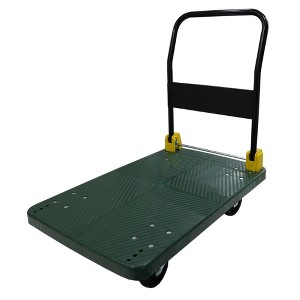 Skran Foldable Platform Push Hand Truck Cart, Heavy Duty Furniture Rolling Mover880 lbs. Weight Capacity - 1 of 4
