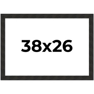 PosterPalooza | Contemporary Black Picture Frame - UV Acrylic, Backing Board, Hanging Hardware Included - 1 of 4