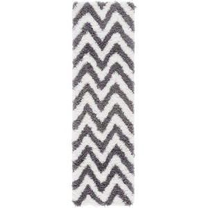 Chevron Shag SG250 Hand Tufted Indoor Rugs - Safavieh - 1 of 4