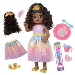 Baby Alive Princess Ellie Grows Up! Growing and Talking Baby Doll - Black Hair