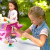 Our Generation Picnic Table Set With Play Food Accessories For 18 Dolls -  Pink : Target
