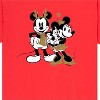 Men's - Disney - Mickey Minnie Sparkle Short Sleeve Graphic T-Shirt - 2 of 4