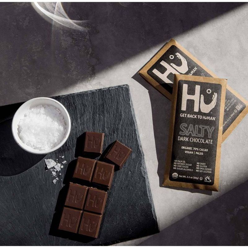 Hu Salty Dark Chocolate 70% Cacao Candy - 2.1oz, 3 of 8