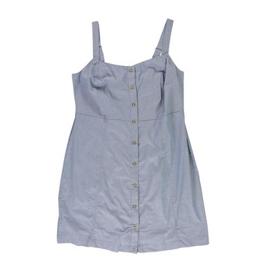 Hurley Womens Snap Down Chambray Dress