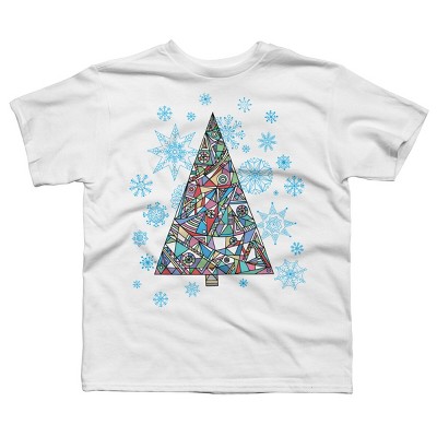 Boy's Design By Humans Christmas fir-tree By xgdesign T-Shirt