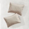 Sapphtopaz 3-Piece Reversible Bedspread Set, Oversized Medallion Quilted Coverlet with Matching Shams, Ultra-Soft Microfiber Fabric Bedding Set - 3 of 4