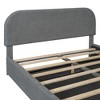 KTMBDW Full/Queen Size Lift Up Storage Bed, Modern Upholstered Headboard, Hydraulic Support, No Box Spring Needed - 4 of 4