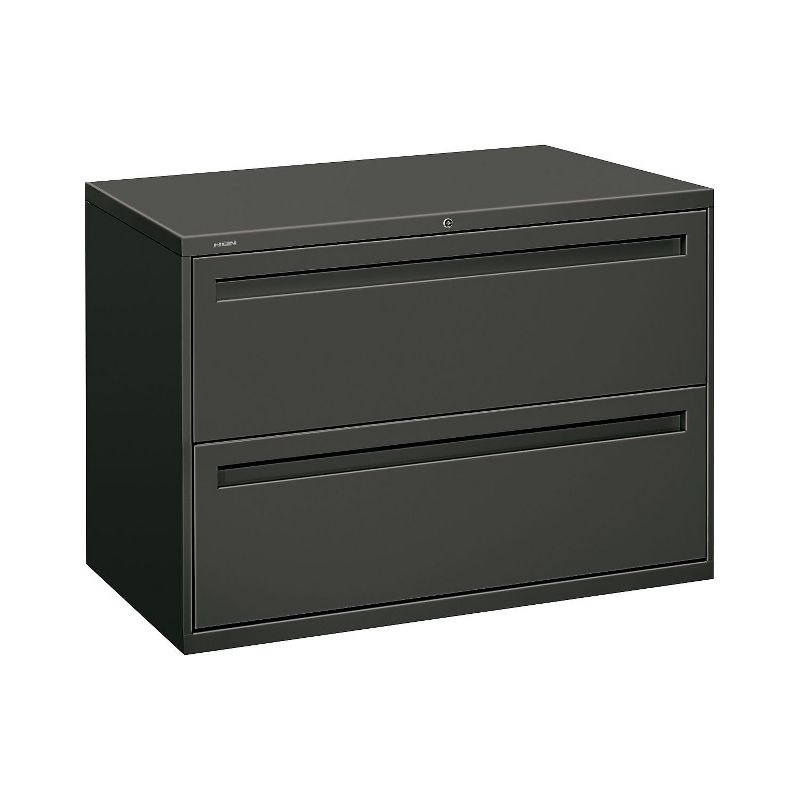 HON Brigade 700 Series Lateral File 2-Drawer Charcoal (792LS), 2 of 5