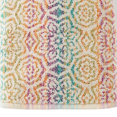 Rhapsody Multicolor Cotton Jacquard Bath Towel 27" x 50"