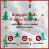 Reversible Christmas Fleece Throw Blanket - Warm, Cozy & Plush Holiday Bedding - CGK Linens - 3 of 4