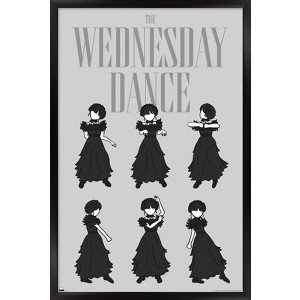 Trends International Wednesday - The Wednesday Dance Framed Wall Poster Prints - 1 of 4