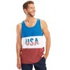 Tipsy Elves 4th of July Tank Tops - Mens USA Sleeveless Shirt - Retro Patriotic American Flag Tanks for Men - 3 of 4