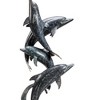 SPI Home Oceanic Ballet Brass Sculpture Coastal Marine Art with Flowing Design Ocean Display 41 Inches Tall - 3 of 3