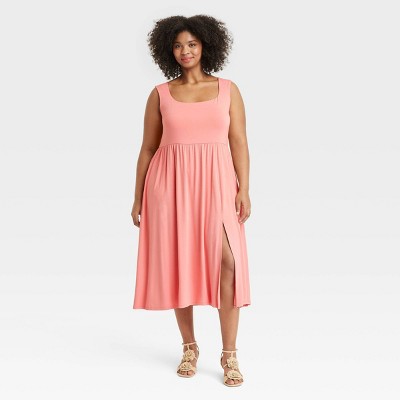 Women's Knit Ballet Midi Shift Dress - A New Day™