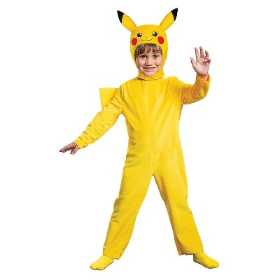 Pokemon Pikachu Costume for Girls, Deluxe Character Outfit, Kids Size  Medium (7-8) Yellow