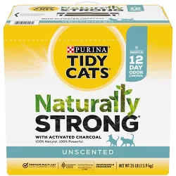 Tidy Cats Naturally Strong Clumping Cat Litter - 35lbs