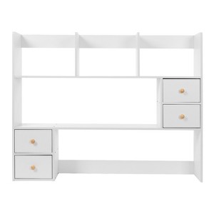 YIYIBYUS Desktop Organizer, Office Storage Rack, Desktop Rack, White - 1 of 4