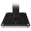 Mount-It! Speaker Stands for Book Shelf and Surround Sound Speakers | Premium Aluminum Glass Speaker Stands | Pair | Black - 3 of 4