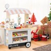 Safstar Kids Snacks & Sweets Food Cart Kids Toy Cart Play Set w/ 30 PCS Accessories - 2 of 4