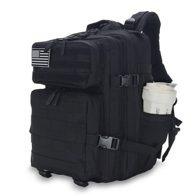 Generic 25L Tactical Backpack for Men and Women Military Backpack Army Assault Pack Molle Backpack Small Bug Out Bag Travel Rucksack Daypack (Black)