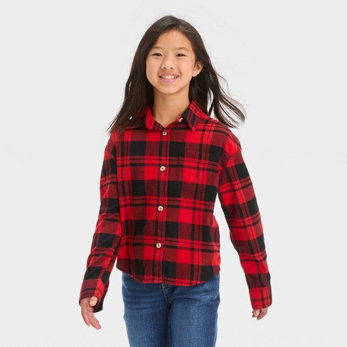 Gingham hotsell shirt girls