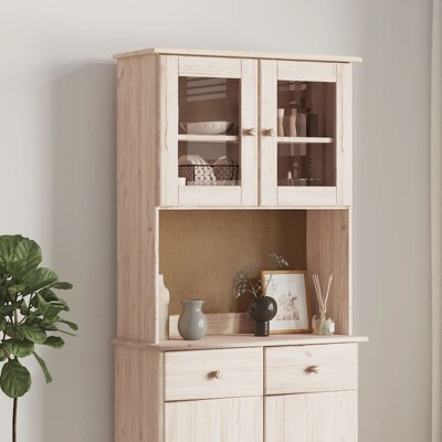 VidaXL Dresser Top ALTA 30.3 in.x11.8 in.x36.2 in. Solid Wood Pine