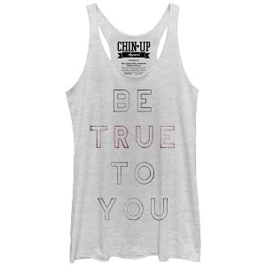 Women's CHIN UP True to You Racerback Tank Top - 1 of 3