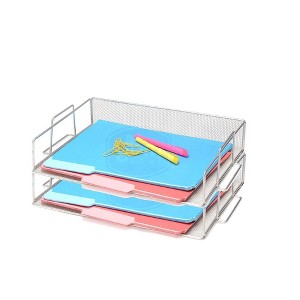 YBM Home Mesh Stackable Letter Tray and Paper Sorter, Pack of 2 - 1 of 1