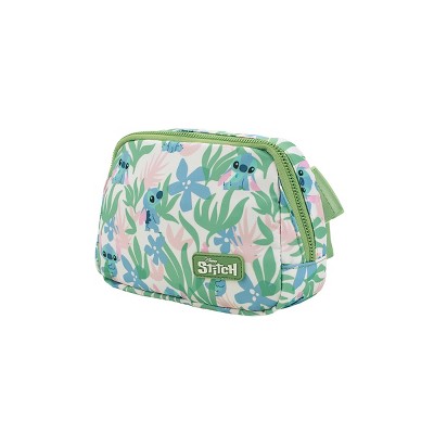 Disney Stitch Tropical Print 7.75" Green Fanny Pack — фото 3