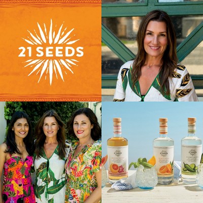21 Seeds Valencia Orange Infused Blanco Tequila - 750ml Bottle