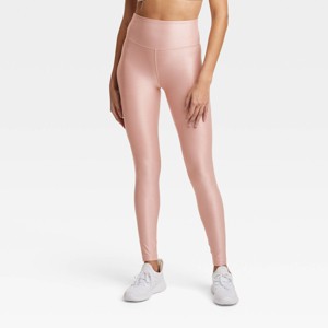 Women's High-Rise Shine Ribbed Leggings - All In Motion™ - 1 of 4