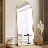 BEAUTYPEAK 71"x26" Arched Full Length Mirror with Stand, Wall Mounted Floor Mirror or Leaning Mirror for Bedroom or Living Room - 4 of 4